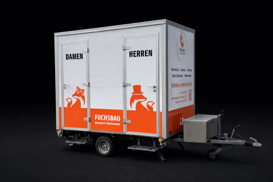 Toilettenwagen von Fuchsbau Eventtechnik