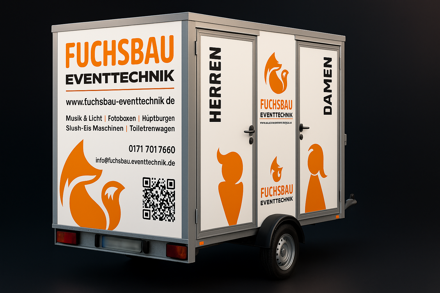 Toilettenwagen von Fuchsbau Eventtechnik