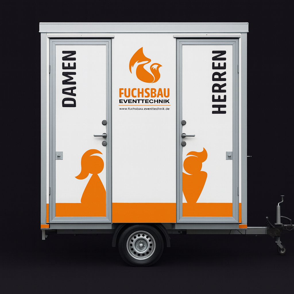 Toilettenwagen Frontansicht